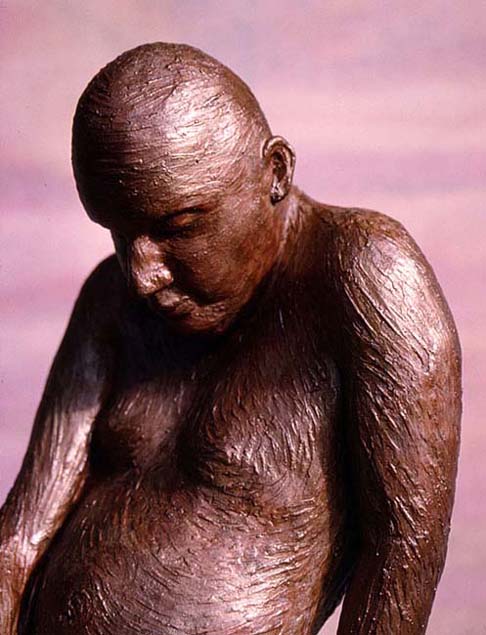 Apollo's Gift Sculpture in original clay with patina