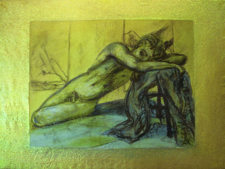 Resting Beauty acrylic painting by Zoras Garden Lore Stephan