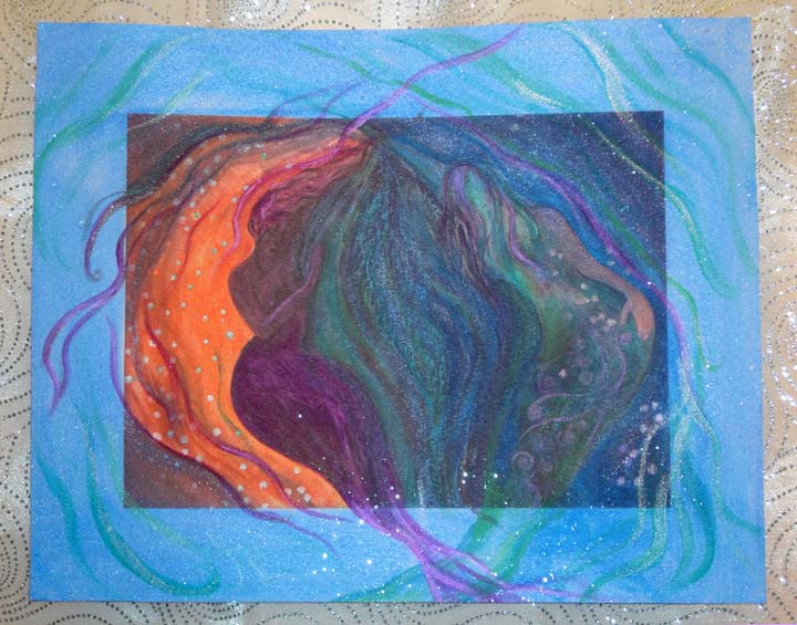 I Believe painted giclee on canvas by Zoras Garden Lore Stephan